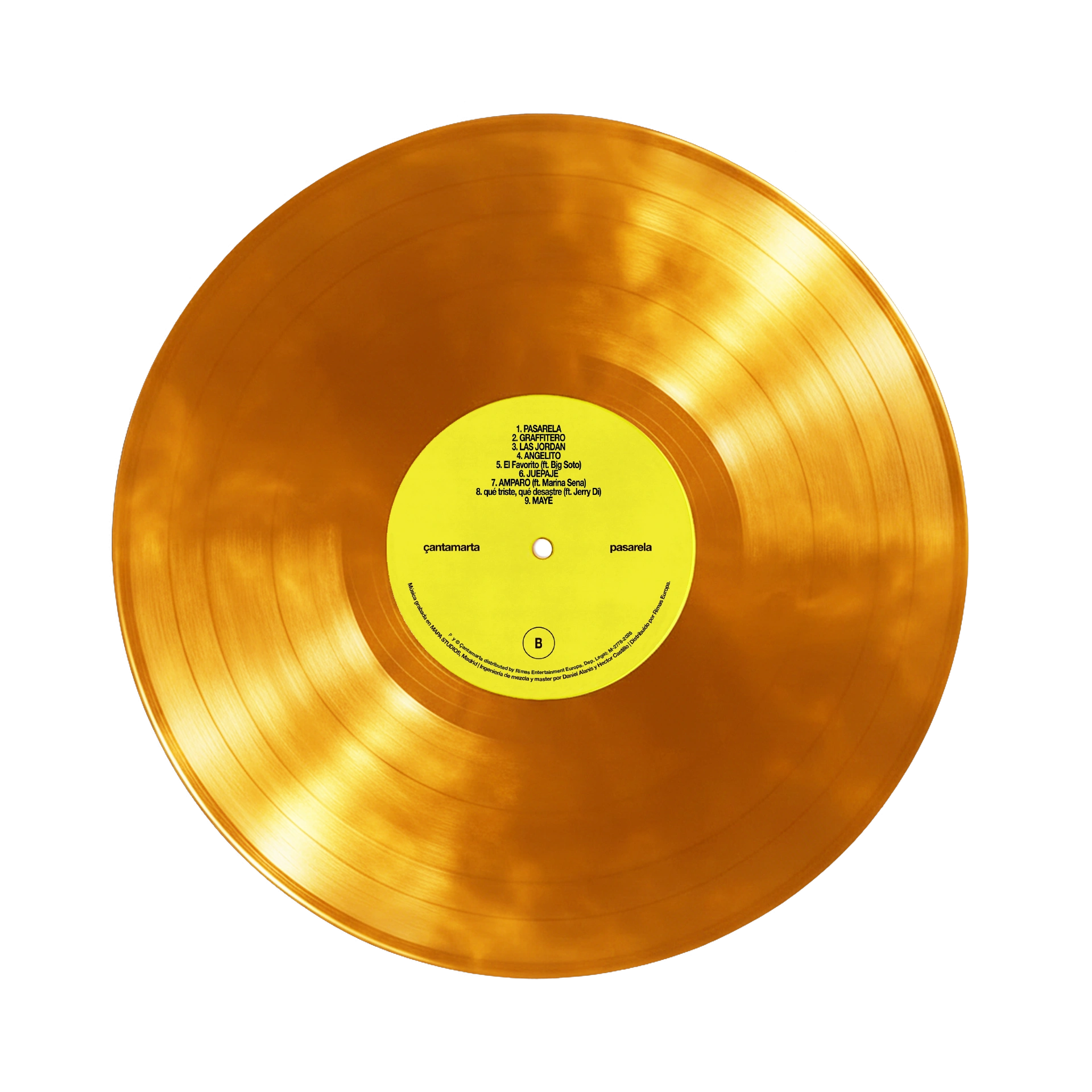 Vinilo "nomeolvides + PASARELA" (latam)